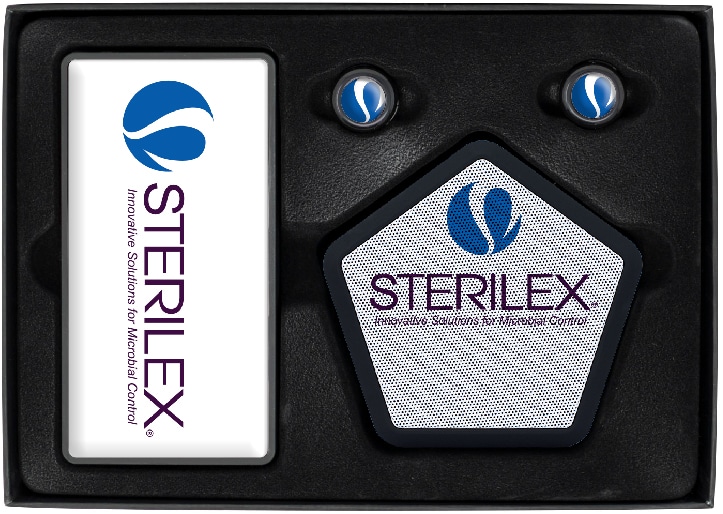 Sterilex Audio KiOctoforce 2.0 Wireless Power Bank, Kronies True Wireless Earbuds and a Hive portable speaker