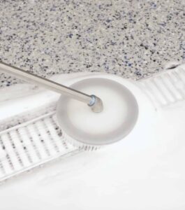 Trench Drain Cleaning with Sterilex