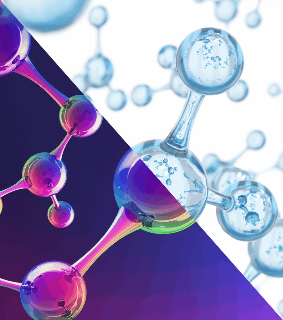 illustration of active and inert molecules